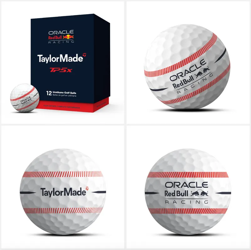 Taylormade RED BULL TP5X STRIPE GOLF BALL
